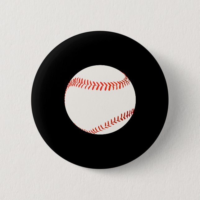 Baseball-Design Button (Vorderseite)