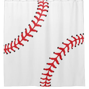 Baseball-Design-Duschvorhang Duschvorhang