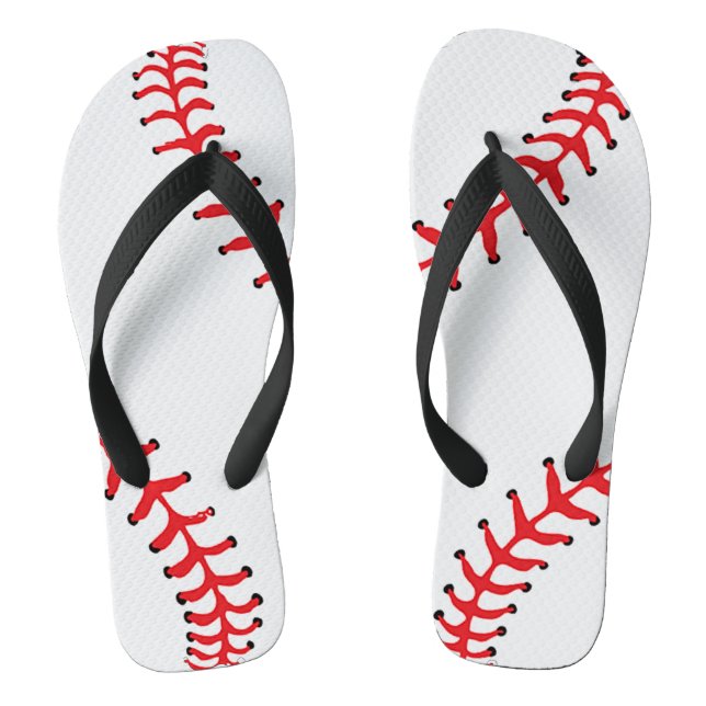 Baseball-Design-Flip-Flops Flip Flops (Fußbett)