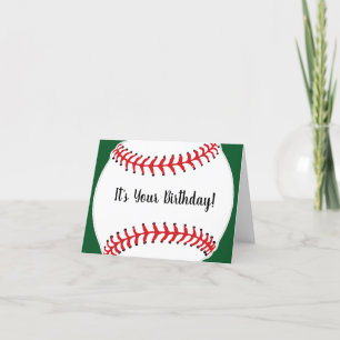 Baseball Design Geburtstagskarte Karte