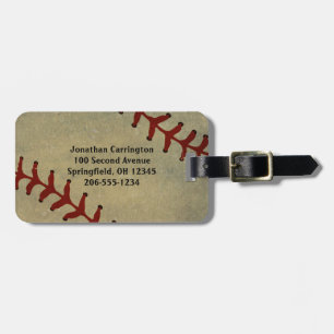 Baseball Design Luggage Tags Gepäckanhänger