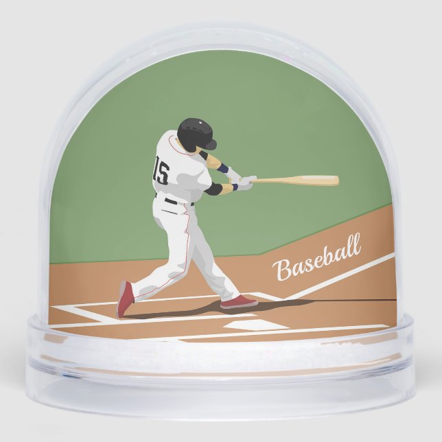 Baseball Design Snow Globe (Avant)