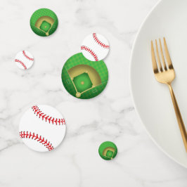 Baseball Design Table Confetti Konfetti