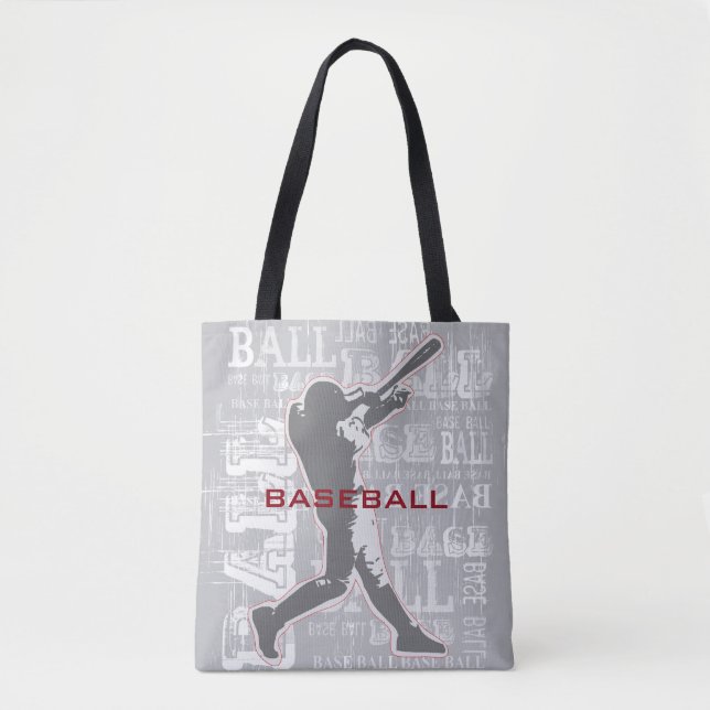 Baseball Design Tote Bag Tasche (Vorderseite)