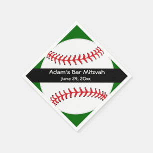 Baseball-Designpapier Napkins Serviette
