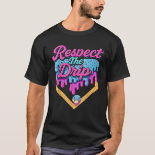 Baseball Drip Boys Home Plate Eiscreme Respekt T-Shirt