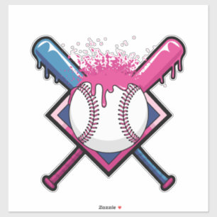 Baseball-Drip-Eiscreme Baseball-Fan Aufkleber