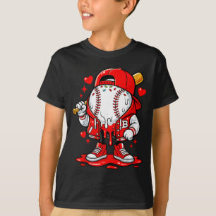 Baseball-Drip-Eiscreme-Bekleidung Jugendlicher Jun T-Shirt