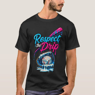 Baseball-Drip-Eiscreme-Sprinkles-Jugendjungen T-Shirt