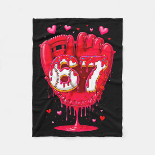 Baseball-Drip-Eiscreme-Valentinstag-Jugend-Jungen- Fleecedecke