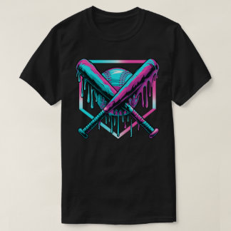 Baseball-Drip für Jungen Eiscreme-Drip  T-Shirt