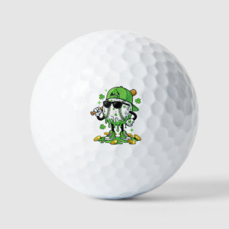 Baseball Drip Ice Cream St Patricks Day Golfball