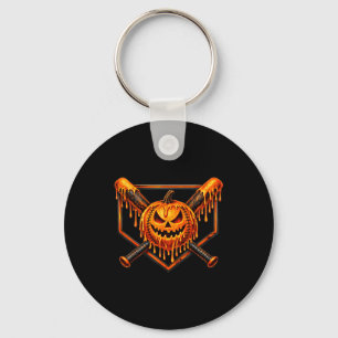 Baseball-Drip-Kürbis-gruseliger-Geist-Halloween-Ju Schlüsselanhänger