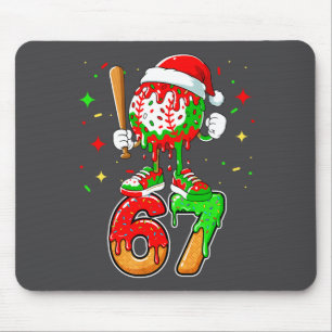 Baseball-Drip Nummer 67 Meme Eiscreme Dripng Chri Mousepad