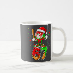 Baseball-Drip Nummer 67 Meme Eiscreme Tröpfelt Wei Kaffeetasse
