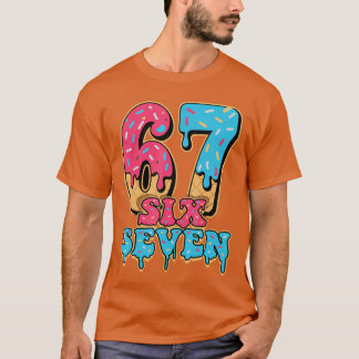 Baseball Drip Nummer 67 Spieler oder 67. Geburtsta T-Shirt