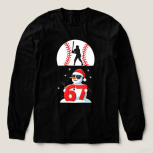 Baseball Drip Nummer 67 Spieler oder 67. Geburtsta Tri-Blend Shirt