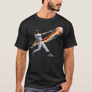 Baseball Drip Team For Boys And Girls Ice Cream T-Shirt