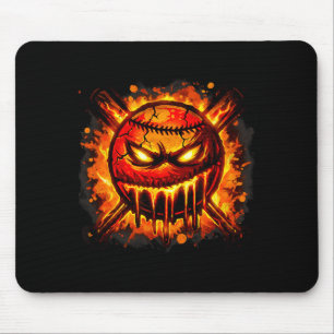 Baseball-Drip-Wütender-Lava-Schlamm-Ball-Grafik Mousepad