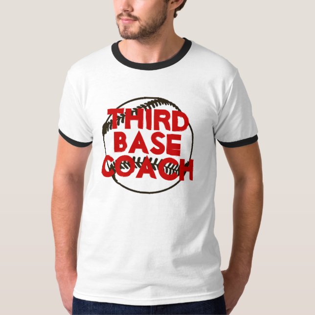 Baseball, dritter, Basis, Zug T-Shirt (Vorderseite)