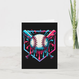 Baseball Driving Ice Cream Tropfen Youth Boys Base Karte