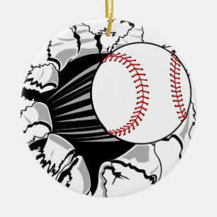 Baseball-Durchbruch Keramikornament