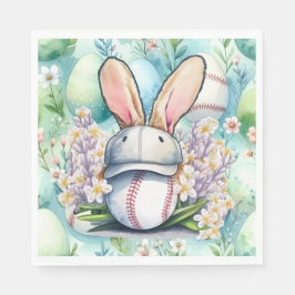 Baseball Easter  themed  Serviette