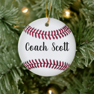 Baseball Ein wirklich erstaunlicher Trainer ist sc Keramik Ornament