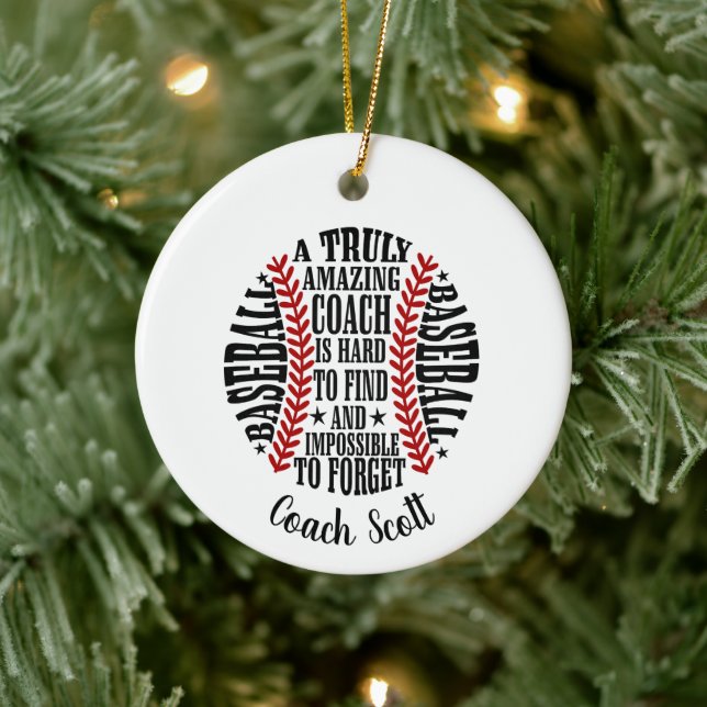 Baseball ein wirklich phantastischer Trainer ist s Keramik Ornament (Baum)