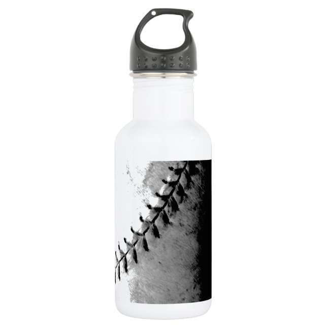 BASEBALL-EINDRUCK EDELSTAHLFLASCHE (Vorderseite)