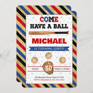 Baseball-Einladung Einladung