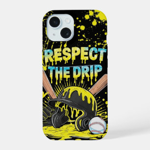 Baseball-Eiscreme-Tropf mit Streuseln Home Plate iPhone 15 Hülle