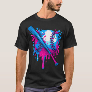 Baseball Eiscreme-Tropf Respektiere den Tropfen T-Shirt
