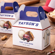 Baseball Erster Geburtstag First Year Down