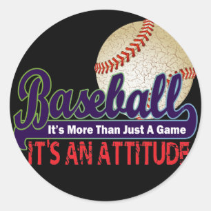BASEBALL - ES IST MEHR ALS EIN SPIEL RUNDER AUFKLEBER
