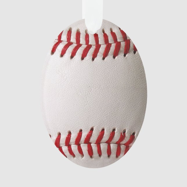 Baseball et Softball Couture Rouge (devant)