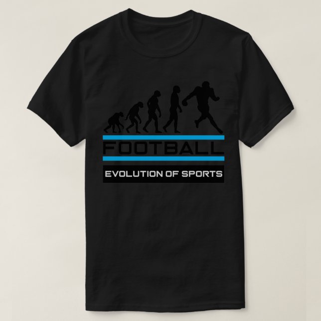 Baseball Evolution des Sports T-Shirt (Design vorne)