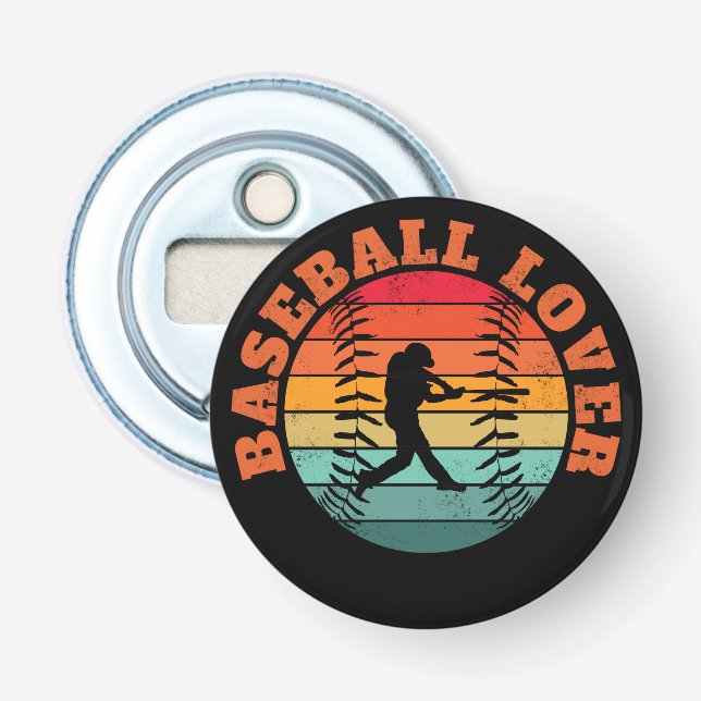 Baseball-Fan Flaschenöffner (Vorderseite)