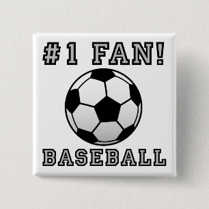 Baseball Fan Nicht Lustig Knopf Abzeichen Pin Button