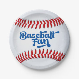 Baseball Fan Pappteller