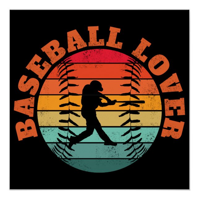 Baseball-Fan Poster (Vorderseite)