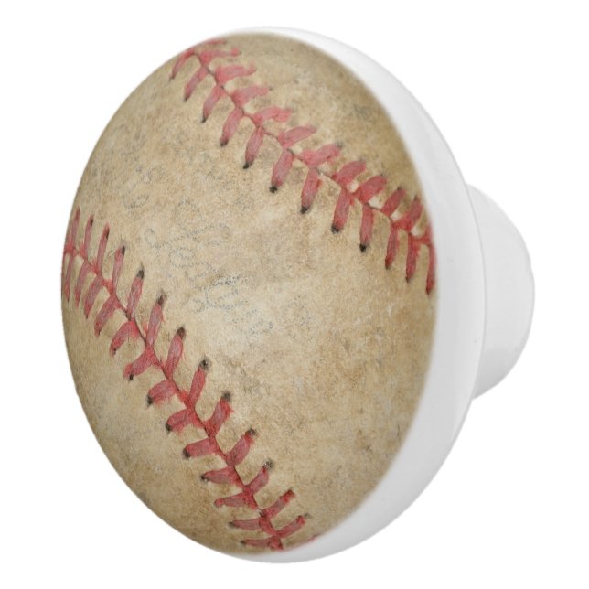 Baseball Fan-tastic_dirty ball_old school Keramikknauf (Rechts)