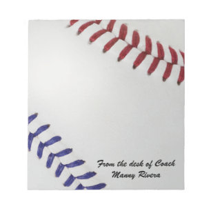 Baseball Fan-tastisch_Farbige Schnürsenkel_nb_pers Notizblock