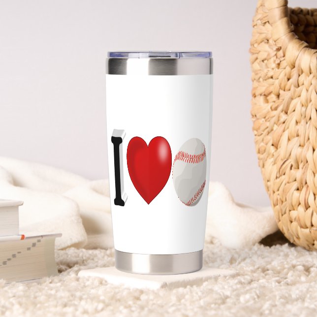 Baseball Fan Thermobecher (Wohnzimmer (gedreht))