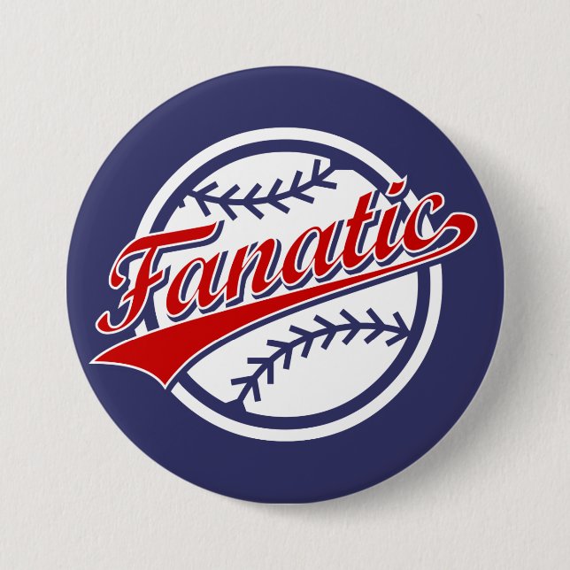 Baseball Fanatic Button (Vorderseite)