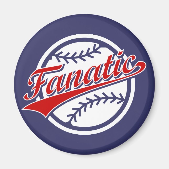 Baseball Fanatic Magnet (Vorne)