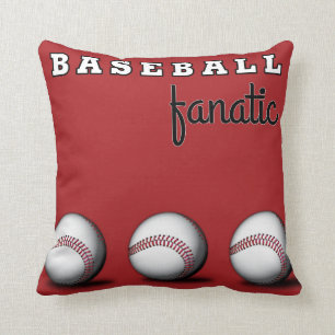 Baseball-fanatische Wurfs-Kissen Kissen