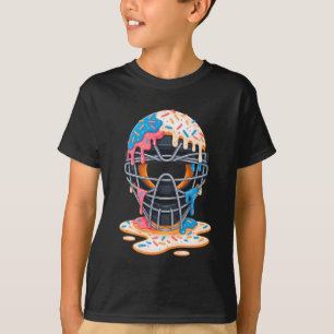 Baseball-Fangmaske Eiscreme Treibhauseffekt Baseba T-Shirt