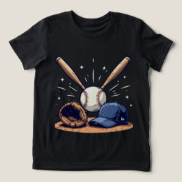 Baseball-Fans Nach der Schule Aktivitätsclub Tri-Blend Shirt