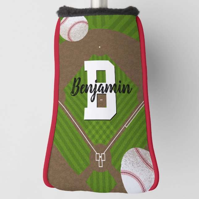 Baseball Fans Putter Golf Headcover (Rotieren 90)